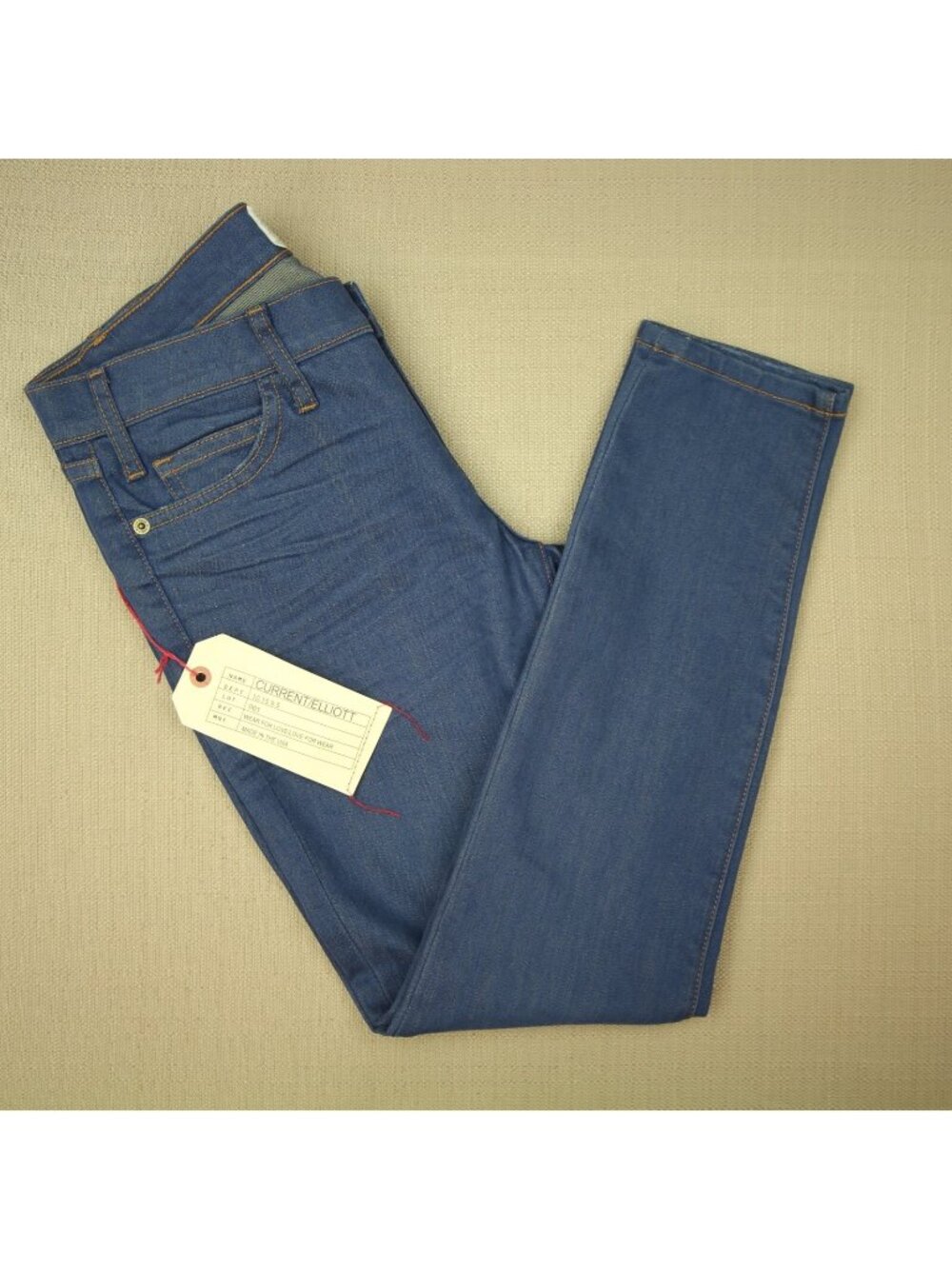 Current/Elliott The Stiletto Skinny Jeans Women's Size 6 / 30 Cowgirl Blue Denim